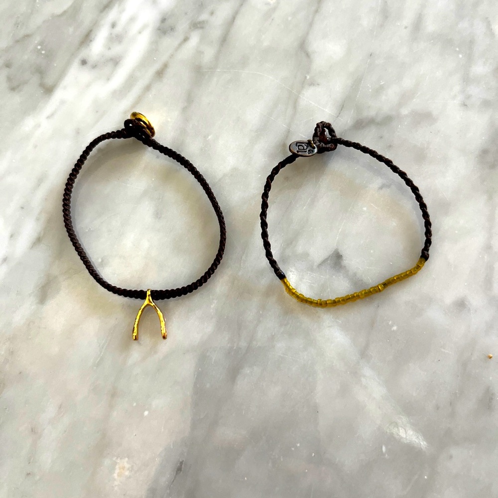 Set of 2 TAI Jewelry Cord Bracelets  ~ Pretty!